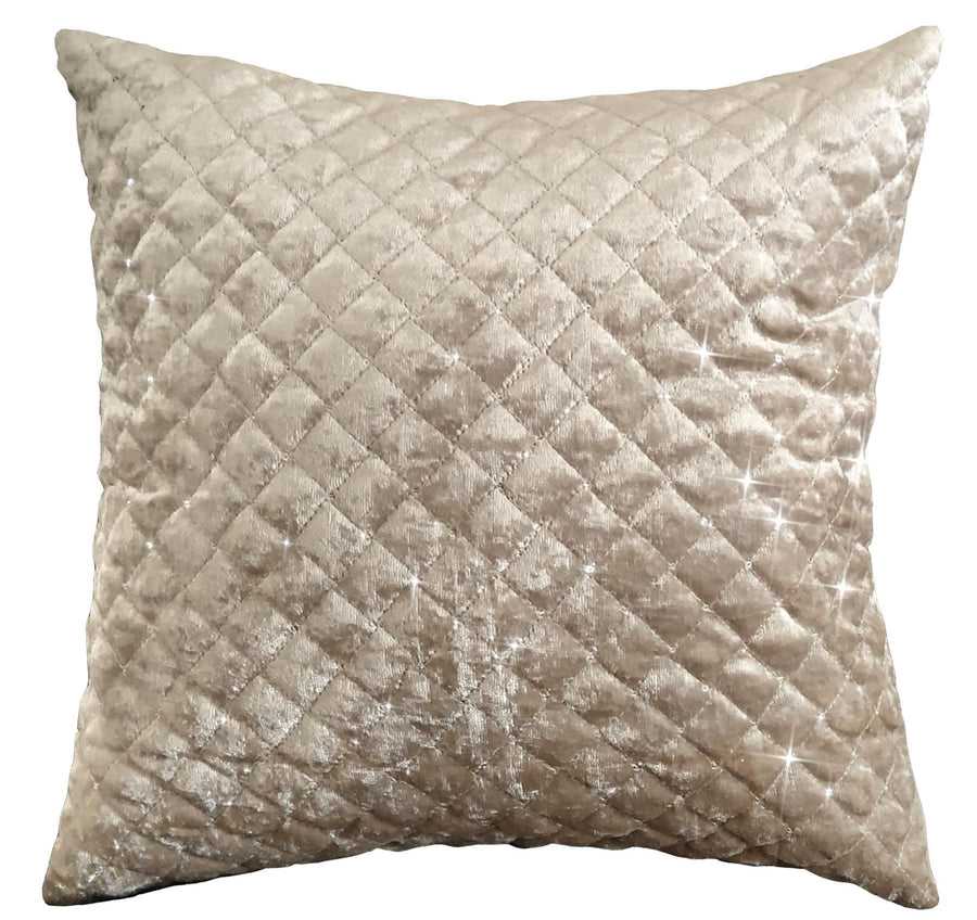 OLIVIA ROCCO Kylie Duvet Set Charcoal Gold Velvet Bedding With Quilted Trim Diamante