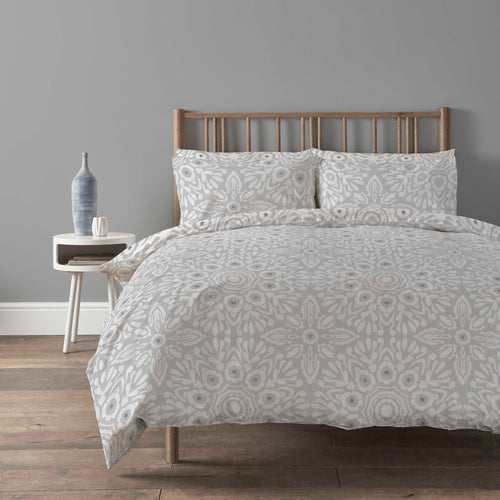 OLIVIA ROCCO Alhambra Natural Duvet Cover Set With Pillow Cases Easy Care Quilt Bedding
