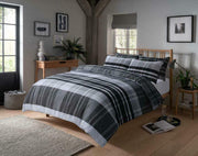 OLIVIA ROCCO Hudson Duvet Set Cotton Rich With Reversible Check Design In Vibrant Colours