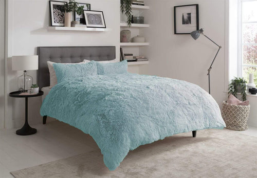 OLIVIA ROCCO Snuggle And Cuddle Faux Fur Duvet Set Extra-Soft Long Pile Winter Warmth