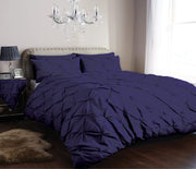 OLIVIA ROCCO Pintuck Duvet Cover Set Cotton Rich Handmade Pinch Pleats OEKO TEX Certified