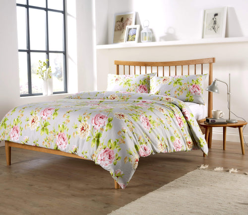 OLIVIA ROCCO Fleur Duvet Set Cotton Rich Breathable Bedding With Elegant Design Available