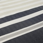 OLIVIA ROCCO Duvet Cover Set Miami Stripes Reversible Hypoallergenic Cotton Blend Grey Super Soft Hotel-Style Finish