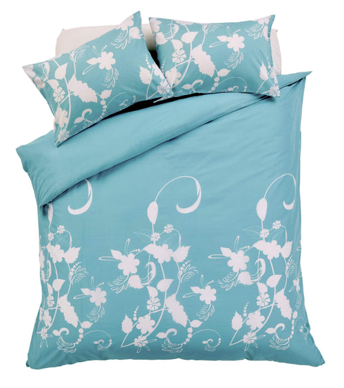 OLIVIA ROCCO Floral Trail Duvet Set Cotton Rich Bedding With Botanical Design Single
