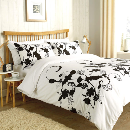 OLIVIA ROCCO Floral Trail Duvet Set Cotton Rich Bedding With Botanical Design Single