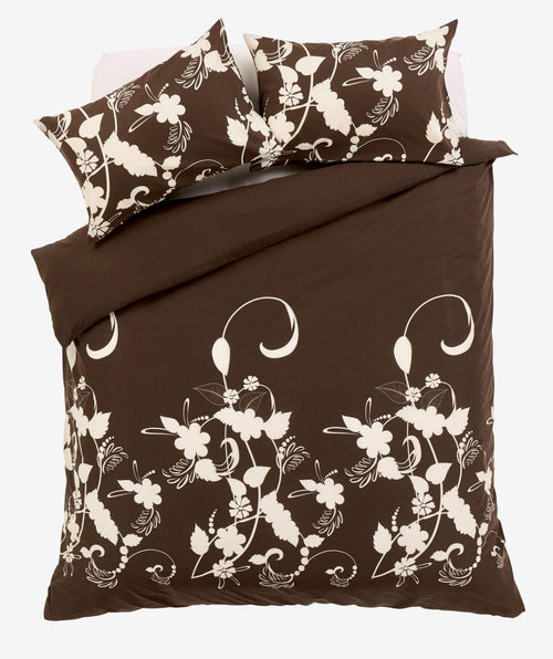 OLIVIA ROCCO Floral Trail Duvet Set Cotton Rich Bedding With Botanical Design Single