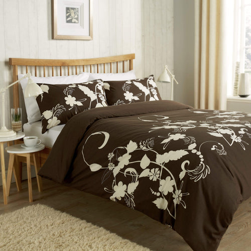 OLIVIA ROCCO Floral Trail Duvet Set Cotton Rich Bedding With Botanical Design Single