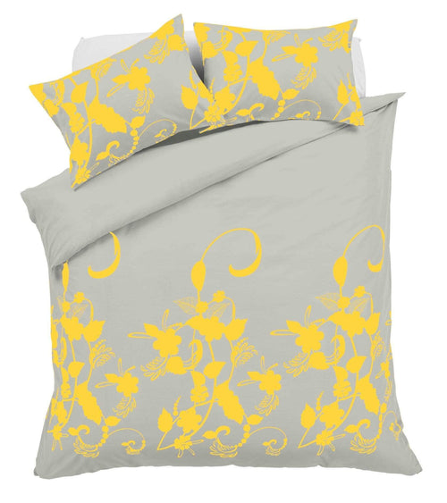 OLIVIA ROCCO Floral Trail Duvet Set Cotton Rich Bedding With Botanical Design Single