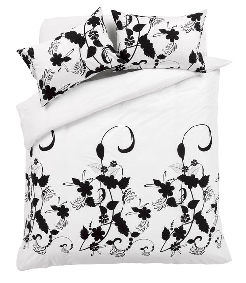 OLIVIA ROCCO Floral Trail Duvet Set Cotton Rich Bedding With Botanical Design Single