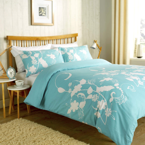 OLIVIA ROCCO Floral Trail Duvet Set Cotton Rich Bedding With Botanical Design Single