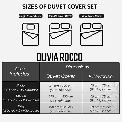 OLIVIA ROCCO Maine Check Fleece Duvet Cover Set Reversible With Pillowcases Super Soft