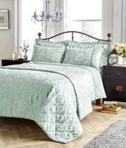 OLIVIA ROCCO Savoy Hand Woven Jacquard Cotton Quilt Cover Duvet Sets OEKO TEX Certified