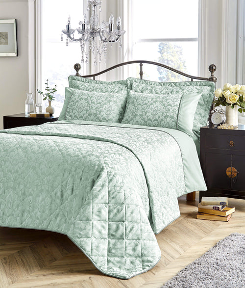 OLIVIA ROCCO Savoy Hand Woven Jacquard Cotton Quilt Cover Duvet Sets OEKO TEX Certified