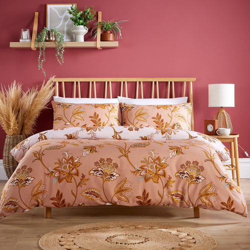 OLIVIA ROCCO Shimla Duvet Cover Set Easy Care Reversible Quilt Cover With Pillowcases