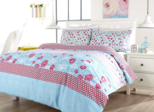 OLIVIA ROCCO Chelsea Floral Duvet Set Cotton-Rich Bedding In Single for Everyday Luxury Hotel-Style