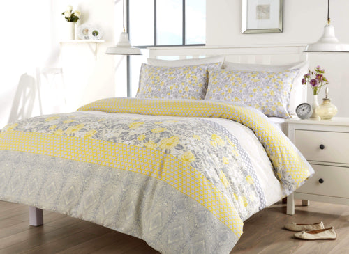 OLIVIA ROCCO Chelsea Floral Duvet Set Cotton-Rich Bedding In Single for Everyday Luxury Hotel-Style