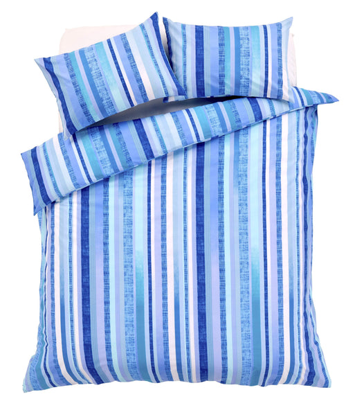 OLIVIA ROCCO Duvet Set Maine Stripe Cotton Rich Luxury Striped Design Single Double King