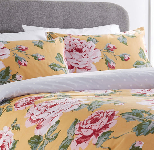OLIVIA ROCCO Duvet Cover Set Bloom Reversible Polka Dot Cotton Rich in Vibrant Colours