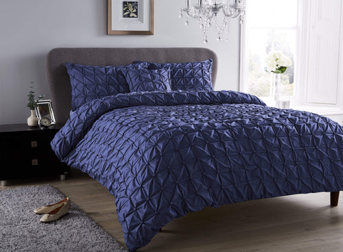 OLIVIA ROCCO Seville Duvet Set Cotton-Rich Luxury With Handmade Pintuck Detailing