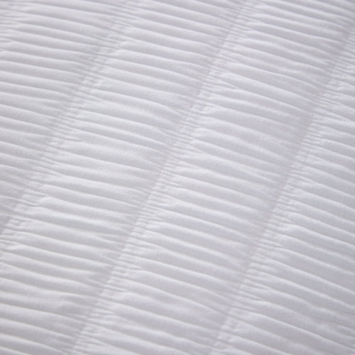OLIVIA ROCCO Belgravia White Microfibre Duvet Cover Set With Pillowcases Soft Easy Care