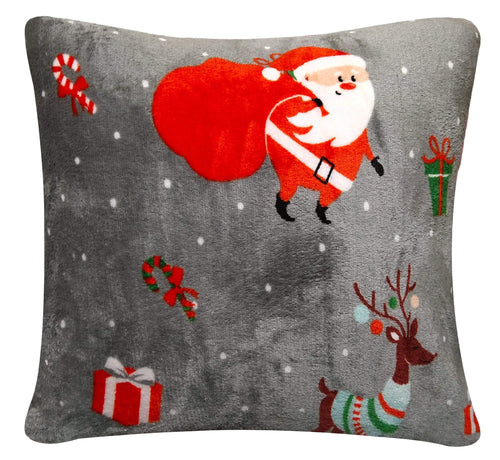 OLIVIA ROCCO Duvet Set Santa Christmas Presents Reversible Teddy Fleece for Everyday Luxury Hotel-Style