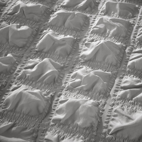 OLIVIA ROCCO Soho Grey Microfibre Duvet Cover Set With Pillowcases Quilted Super Soft