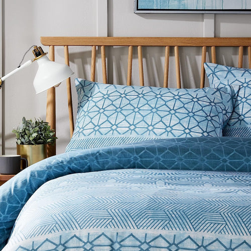 OLIVIA ROCCO Versailles Teal Printed Duvet Cover Set Reversible Quilted s Breathable