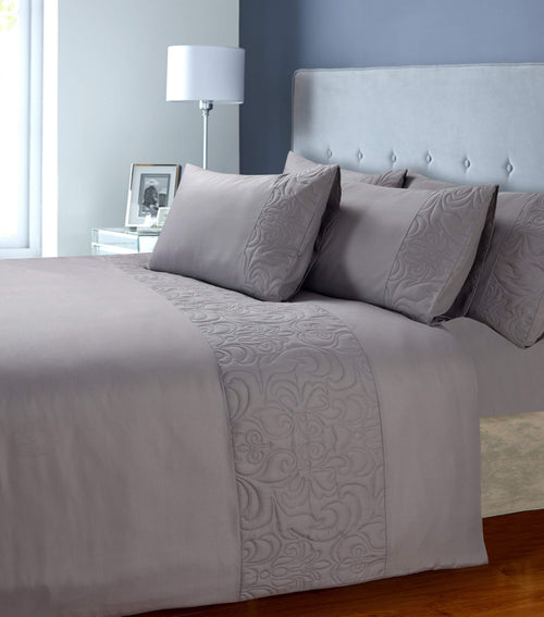 OLIVIA ROCCO Venezia Embellished Duvet Set Easy Care Quilt Cover In Various Colours