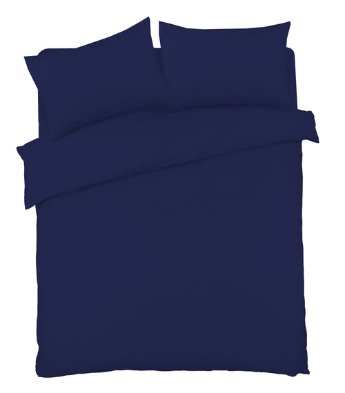 OLIVIA ROCCO Basics Luxury Cotton-Rich Duvet Set Soft Durable Bedding In Single Hotel-Quality Easy-Care Bedroom