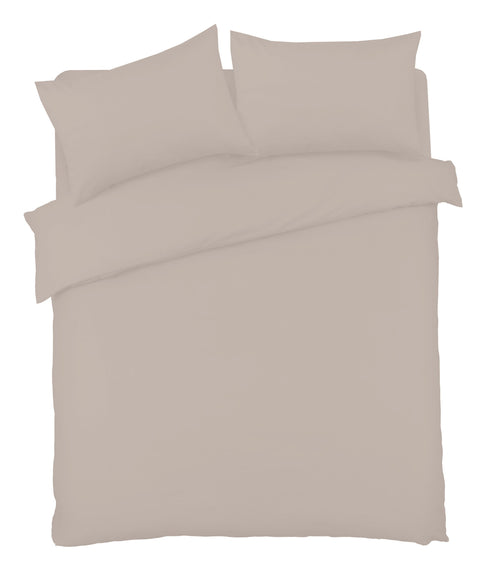 OLIVIA ROCCO Basics Luxury Cotton-Rich Duvet Set Soft Durable Bedding In Single Hotel-Quality Easy-Care Bedroom