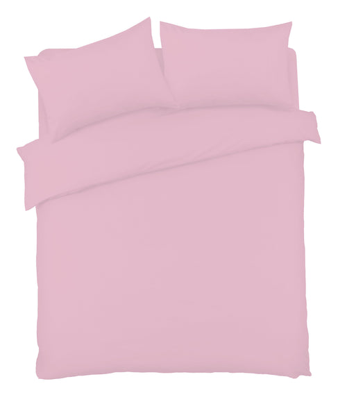 OLIVIA ROCCO Basics Luxury Cotton-Rich Duvet Set Soft Durable Bedding In Single Hotel-Quality Easy-Care Bedroom
