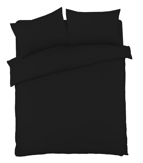 OLIVIA ROCCO Basics Luxury Cotton-Rich Duvet Set Soft Durable Bedding In Single Hotel-Quality Easy-Care Bedroom