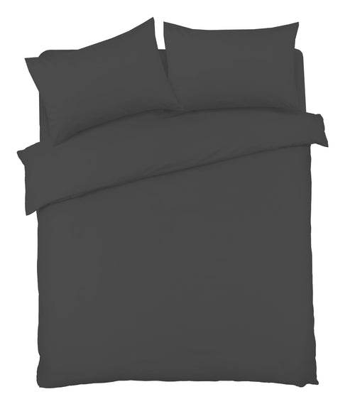 OLIVIA ROCCO Basics Luxury Cotton-Rich Duvet Set Soft Durable Bedding In Single Hotel-Quality Easy-Care Bedroom