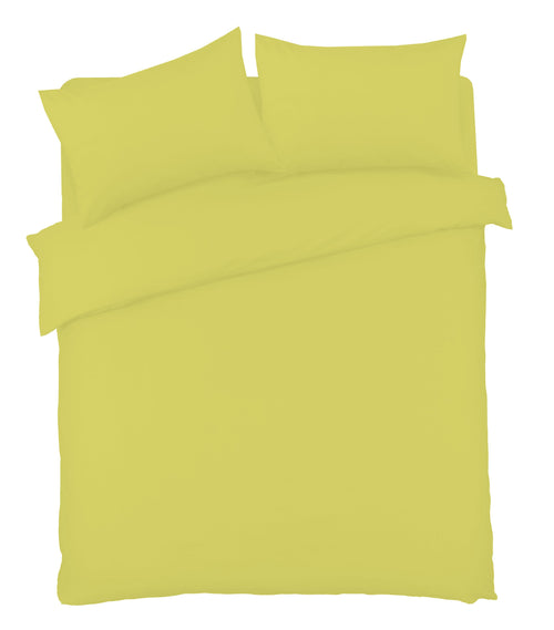 OLIVIA ROCCO Basics Luxury Cotton-Rich Duvet Set Soft Durable Bedding In Single Hotel-Quality Easy-Care Bedroom