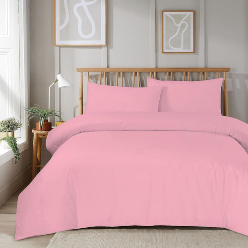 OLIVIA ROCCO Duvet Set With Zipper Closure Easy Care Plain Dye Luxurious Super Soft Bed