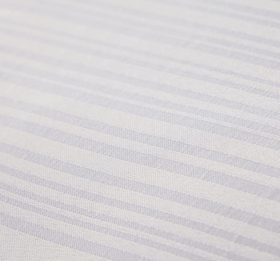 OLIVIA ROCCO Stripe Jacquard Reversible Cotton Blend Duvet Cover Set With Pillowcases