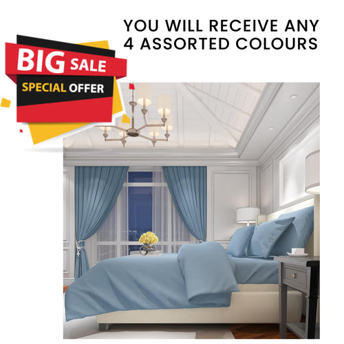 OLIVIA ROCCO 4 Pack Flannelette Fitted Sheets Super Soft Brushed Cotton Bed Sheets