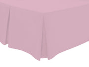 OLIVIA ROCCO Basics Fitted Pleated Valance Sheet Indus Valley Cotton Blend OEKO-TEX