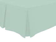 OLIVIA ROCCO Basics Fitted Pleated Valance Sheet Indus Valley Cotton Blend OEKO-TEX