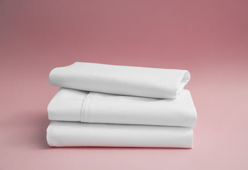 OLIVIA ROCCO Basics Fitted Sheet Indus Valley Cotton Linen Elasticated For Perfect Fit
