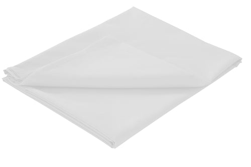 OLIVIA ROCCO Basics Flat Sheet Cotton Linen Blend Soft Luxurious Bedding In Multiple