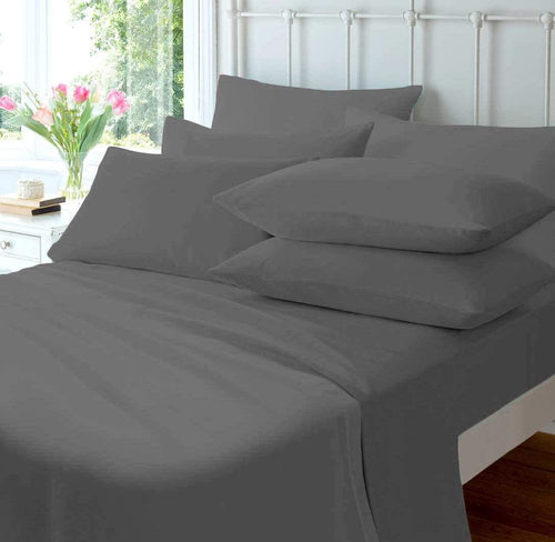 OLIVIA ROCCO Flannelette Flat Sheet 100% Cotton Brushed Super Soft OEKO TEX Certified