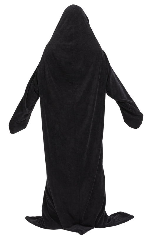 OLIVIA ROCCO Oversized Penguin Wearable Blanket Hoodie Fleece With Sleeves One Size