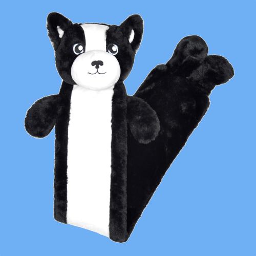 OLIVIA ROCCO Extra Long 2L Hot Water Bottle With Plush Faux Fur Cover Durable Natural Easy-Care Hotel-Quality Textile