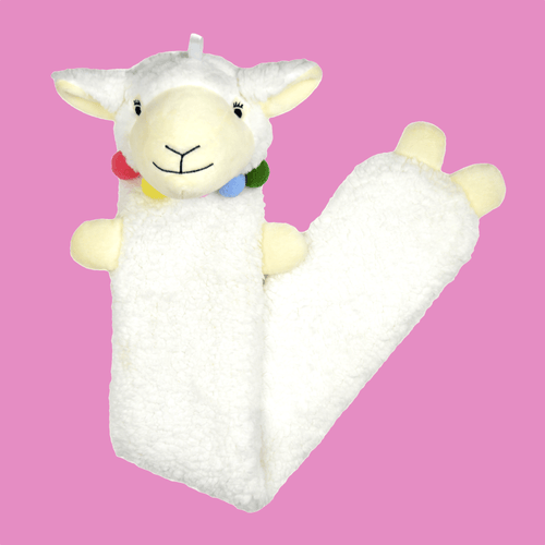 OLIVIA ROCCO Extra Long 2L Hot Water Bottle With Plush Faux Fur Cover Durable Natural Easy-Care Hotel-Quality Textile