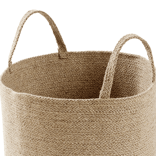 OLIVIA ROCCO Large Woven Cotton Laundry Basket With Handles Durable Rope Storage Bin