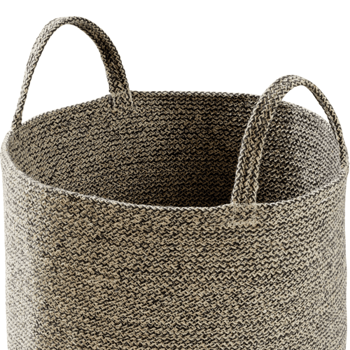 OLIVIA ROCCO Large Woven Cotton Laundry Basket With Handles Durable Rope Storage Bin