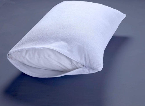 OLIVIA ROCCO Waterproof Terry Towel Mattress Protector With Deep Skirt Highly Absorbent