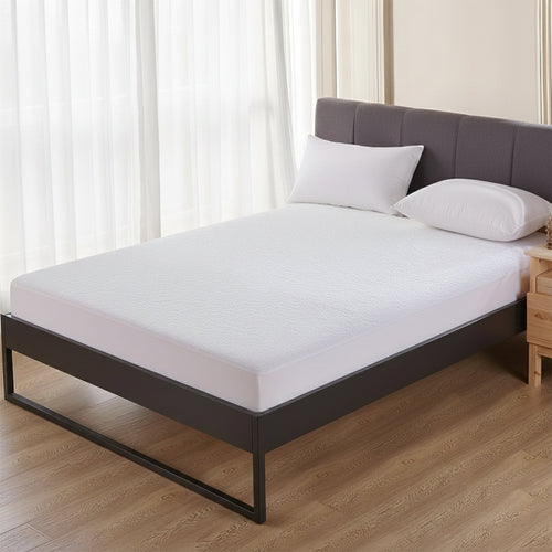 OLIVIA ROCCO Waterproof Terry Towel Mattress Protector With Deep Skirt Highly Absorbent