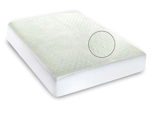 OLIVIA ROCCO Bamboo Quilted Waterproof Mattress Protector with Extra Deep Pocket Elastic